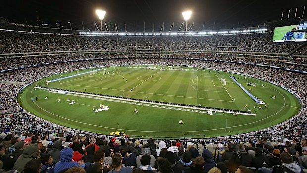 The MCG was packed to the gills for this closing match of the International Champions Cup.