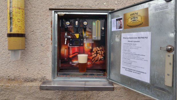 This mechanic self-service pub has become a hit in this tiny Czech village.