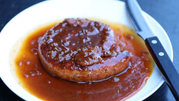 Go-to dish: 'Salchicha' pork sausage with cider sauce.