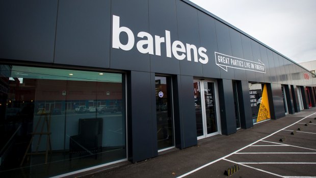 The Barlens shopfront in Fyshwick.