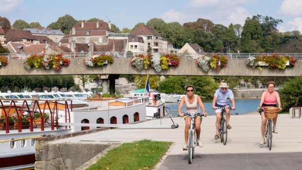 Off the water: Cycling is becoming a popular shore option for river cruisers in Europe.