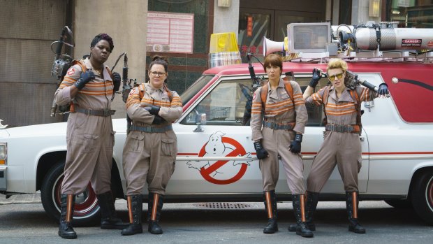 Facing ban: <i>Ghostbusters</i> (from left) Leslie Jones, Melissa McCarthy, Kristen Wiig and Kate McKinnon.