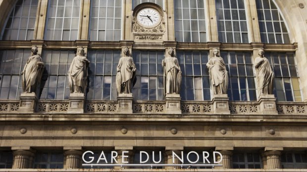 Exterior of Gare du Nord railway station, which serves as the city's Eurostar terminal.

Photo: Getty Images