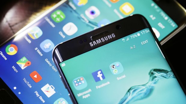 Virtually all Android devices, like these made by Samsung, are vulnerable to some form of Stagefright exploit.