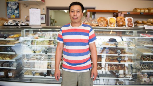  Quan Nguyen, who owns the Vina Bakehouse at Wanniassa,  says he can understand Supabarn owners wanting to offload some assets.
