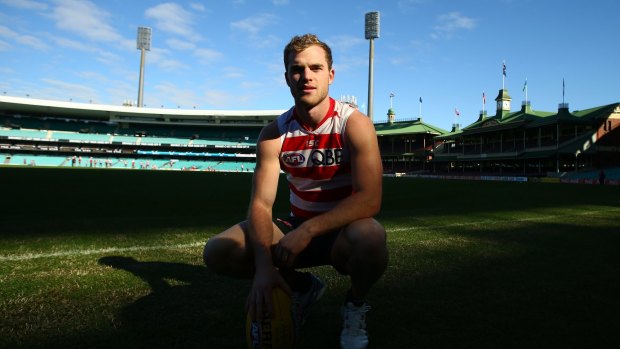 Playing the long game: Tom Mitchell is making a name for himself at the Swans.
