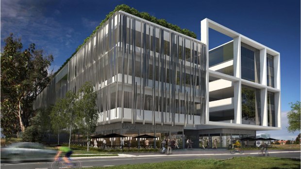 A new office building planned for 100 Swain Street, Gungahlin.