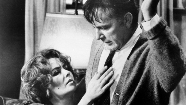 Elizabeth Taylor and Richard Burton at war in Who's Afraid of Virginia Woolf?. 