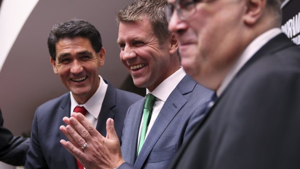 Premier Mike Baird in Parramatta for the Parramatta Chamber of
Commerce, State of the City address. 13th March 2015 Photo: Janie
Barrett

photo.JPG