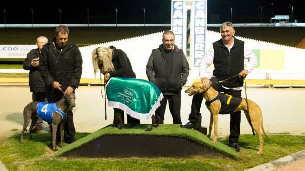 Let It Develop, trained by Jodie Lord, took out the Canberra Cup on Sunday night.