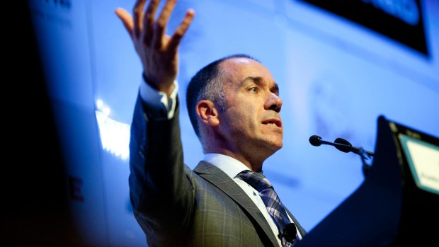 National Australia Bank boss Andrew Thorburn polishing the lines he hopes will let him ride out the crisis. 