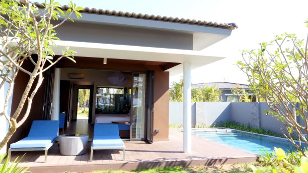  A deluxe bungalow with private pool.