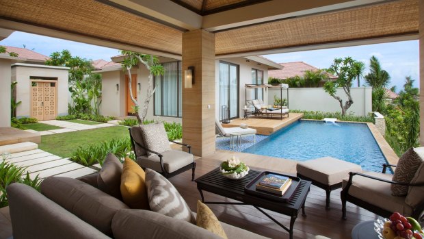 Private pool villa at Mulia.