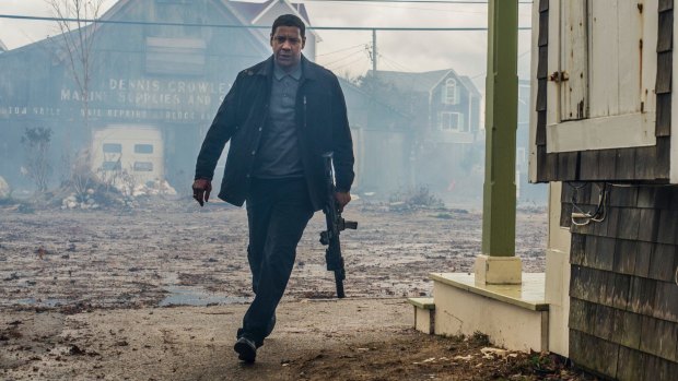 The action sequences in Equalizer 2 are rapidly edited and jarring in their no-nonsense brutality.
