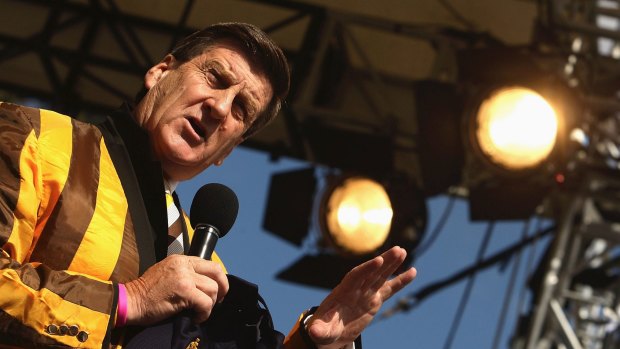 Glory days: Former president Jeff Kennett at Hawthorn's grand final reception in 2008, says this year will be a tough one for the Hawks.