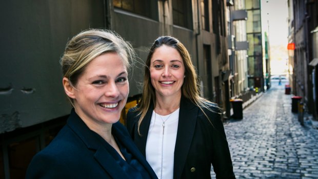 Lucy Lloyd and Heidi Holmes spotted the gap in the market for Mentorloop over a glass of wine.  