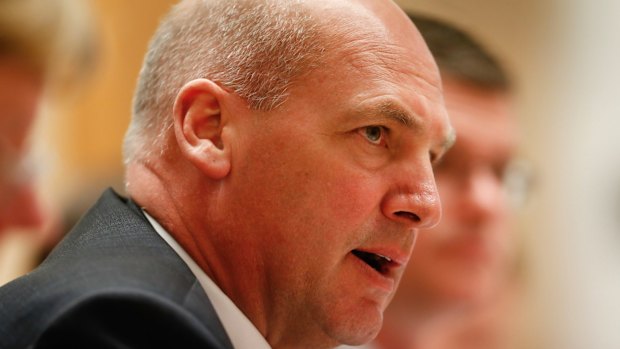 President of the Senate Stephen Parry, during a Senate estimates hearing last week.