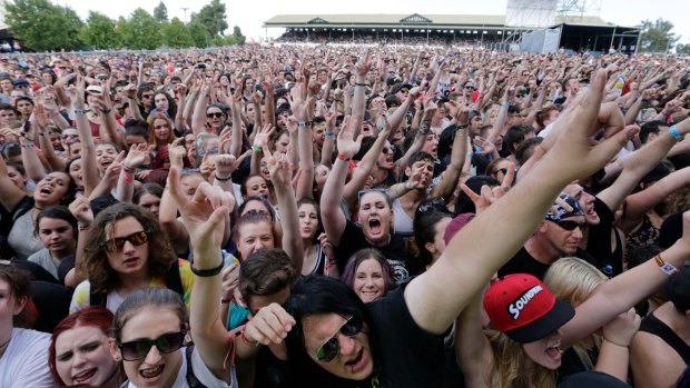 Hands up if you want a refund?
Music fans are in limbo waiting to hear about refunds on their now useless Soundwave 2016 tickets.