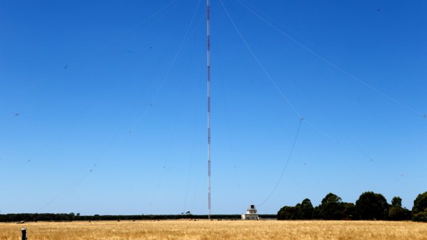 The controversial Omega tower near Woodside in Gippsland.
