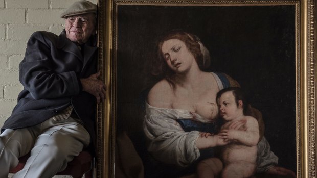 Charles Bennett Taylor believes his painting may be the work of Italian master Artemisia Gentileschi.