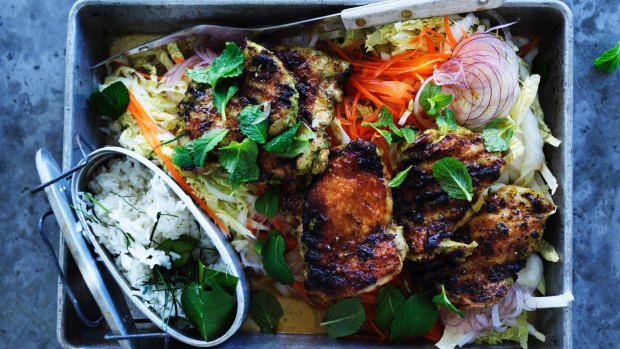 Indonesian-style barbecue chicken
