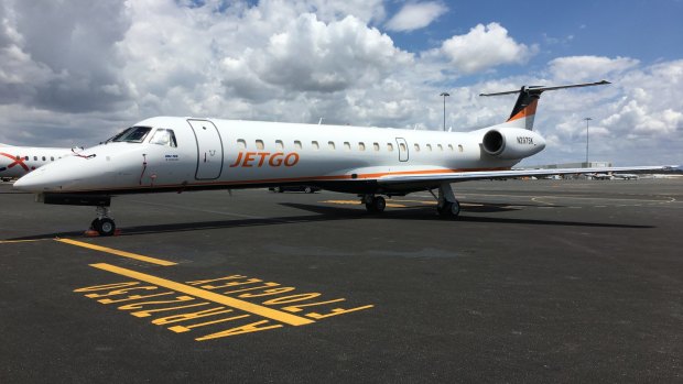 One of JetGo's four Embraer ERJ135KLs.