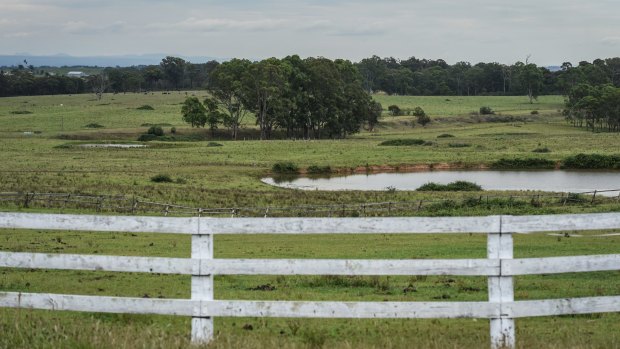 Land at West Appin to Sydney's south-west, ear-marked for future housing development.