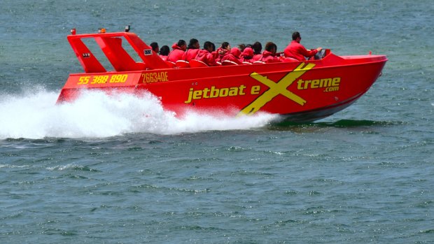 Jet Boat Extreme on the Gold Coast.  