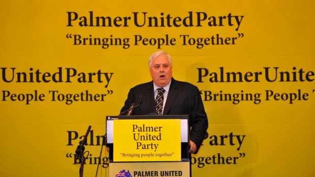 Palmer United Party leader Clive Palmer.