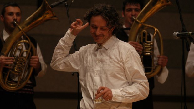 Goran Bregovic's performance came alive with a single song. 