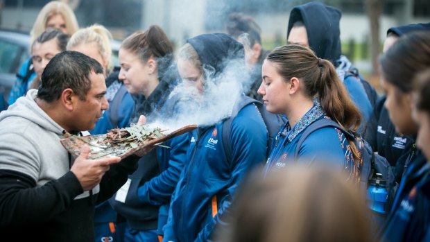 Netball Australia started an Indigenous high performance camp with a welcome to country ceremony at the AIS on Friday.