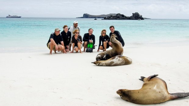 A Celebrity Cruises shore excursion in the Galapagos.