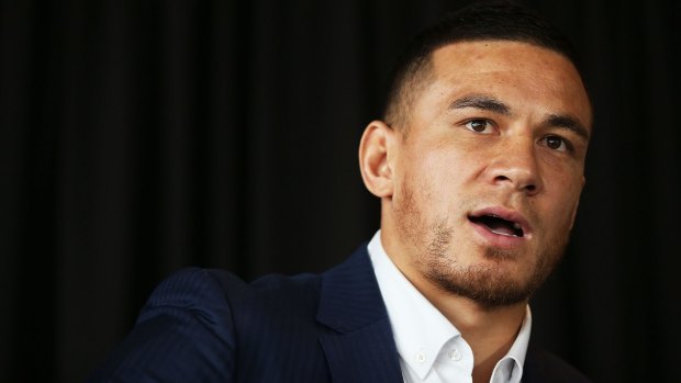 Dinner talk: Sonny Bill Williams met with Roosters chairman Nick Politis.