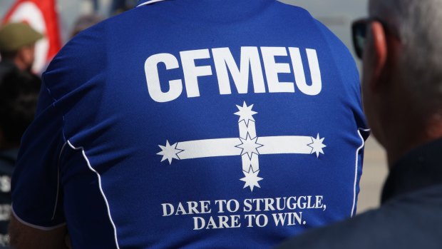 CFMEU has been fined for threatening to go to war against building company John Holland.