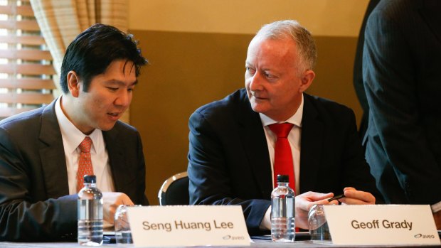 Aveo chairman, Seng Huang Lee with chief executive Geoff Grady both picked up shares.
