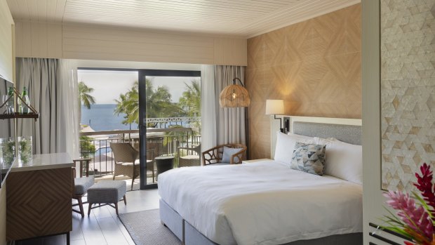 A room at Sofitel Fiji Resort & Spa.