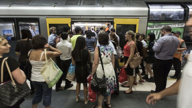 Patronage on Sydney's train network has surged over the past year, placing greater urgency on plans for public transport such as a new metro line between Sydney's CBD and Parramatta.