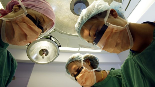 The speciality of surgery in Australia has the lowest female representation at just 10 per cent.
