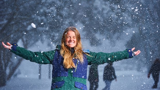 The cold conditions are good news for snow lovers at Mount Buller.