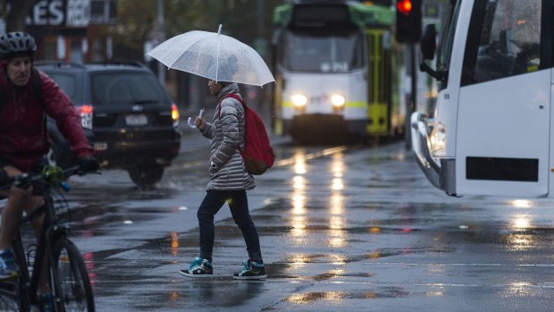 Brace yourself for a day of 'slow and steady' rain in Melbourne. 