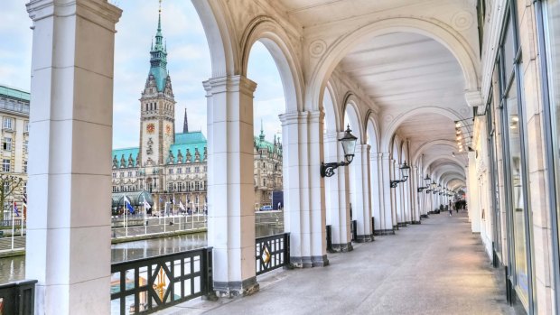 Stunning: Hamburg's old town.