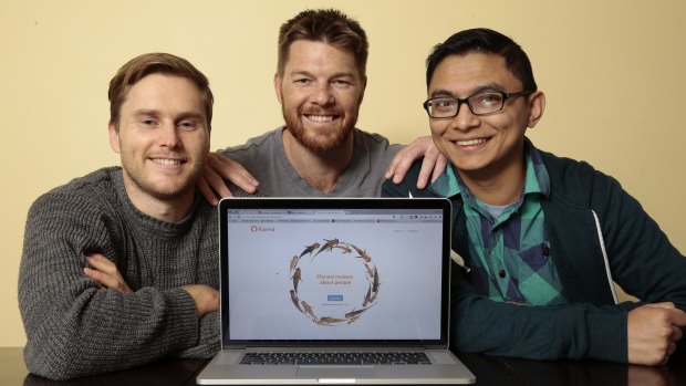 The co-founders of www.karma.wiki - Dayne Rathbone, Clyde Rathbone and Monish Parajuli.