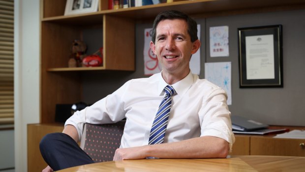 Education Minister Simon Birmingham.