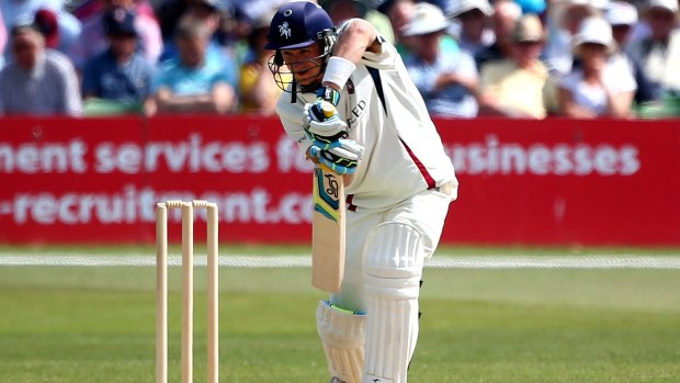 Hurried: Former England Test batsman Robert Key.