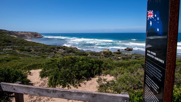 Cheviot Beach near Portsea where Harold Holt went missing. 