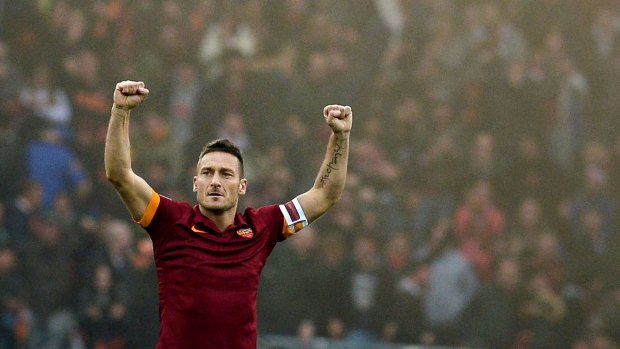 Francesco Totti saved Roma's blushes with his double.