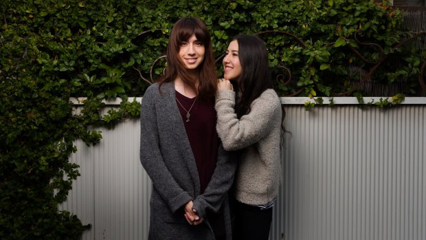 "It feels like I've been thrown under the bus." Margot Fink, (left) on radical feminists who say trans women are not "real" women.