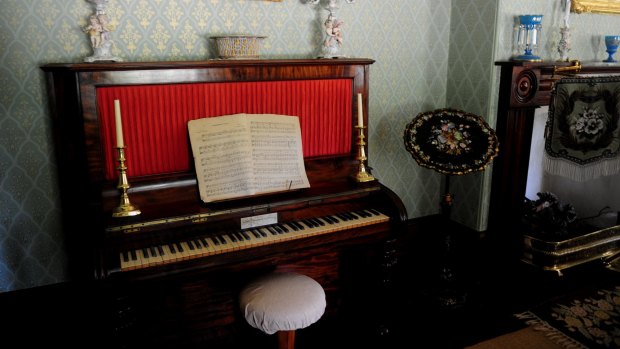 Visitors to Lanyon Homestead will hear the sound of mid-Victorian settler family life on the restored piano.
