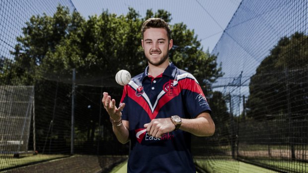 Eastlake's English import Joe Ashmore is enjoying his first season in the ACT Premier Cricket competition.
