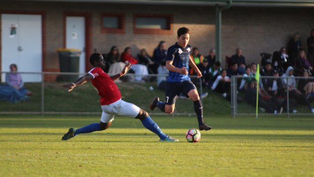 Jacob Italiano is hoping to score a professional contract when the FFA Centre of Excellence closes in August.